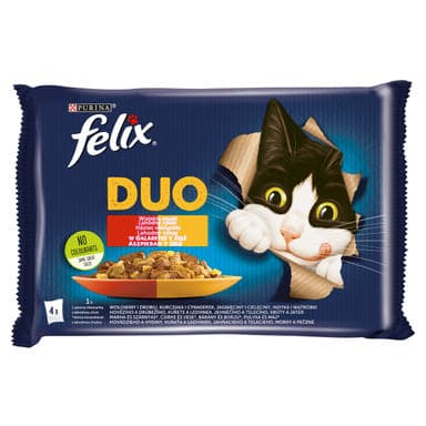 Felix Fantasic alutasak macskáknak, házias válogatás 4x85 g - 340 g