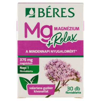Béres Relax magnézium tabletta - 30 db
