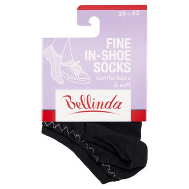 Bellinda Fine In-Shoe Fekete 39-42 Női Zokni - 1 pár