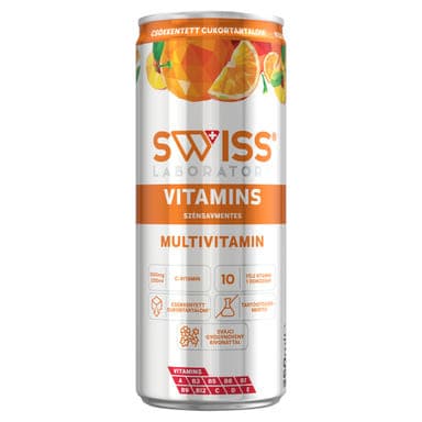 Swiss Laboratory Multivitamin szénsavmentes ital vegyesgyümölcsös - 250 ml