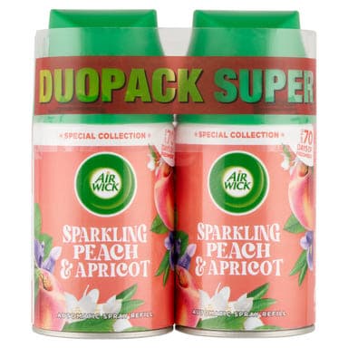 Air Wick elektormos légfrissítő utántöltő pezsgő őszibarack illattal - 500 ml