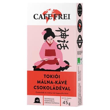 Cafe Frei Nespresso tokiói málna-kávé csokoládéval kapszula - 9 db