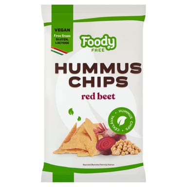 Foody free hummus chips céklával - 50 g