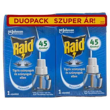 Raid® elektromos párologtató utántöltő 45 éjszaka 2x27 ml - 54 ml