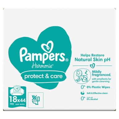 Pampers Harmonie Protect & Care nedves törlőkendő - 792 db