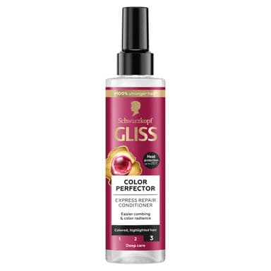 Gliss Express Repair - Ragyogó szín és védelem hajregeneráló balzsam - 200 ml
