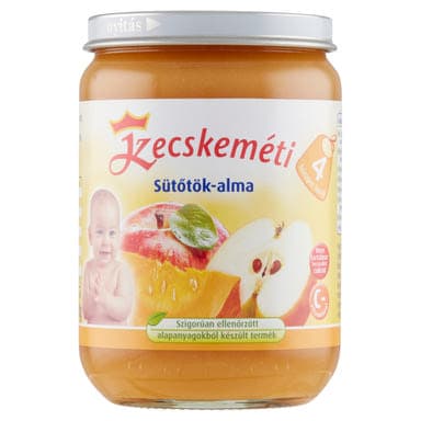 Kecskeméti Bébiétel Alma Sütotökpüré Ízesítéssel 4 Hónapos Kortól - 190 g