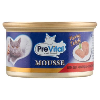 Prevital konzerv mousse marhával macskáknak - 85 g