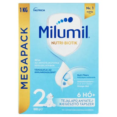 Milumil 2 anyatej-kiegészítő tápszer 6-12 hónapos kortól - 1000 g
