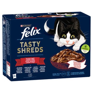 Felix shreds házias válogatás szószban 12*80 g - 960 g