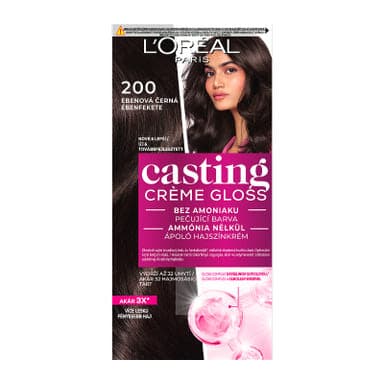 L'Oréal Paris Casting Creme Gloss hajszínező krém /200 Ébenfekete - 1 db