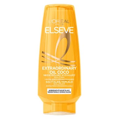 L'Oréal Paris Elseve Extraordinary Oil Coco tápláló balzsam normál és száraz hajra - 200 ml