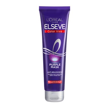 L'Oréal Paris Elseve Color Vive Purple hajmaszk sárga és rezes hatás ellen - 150 ml