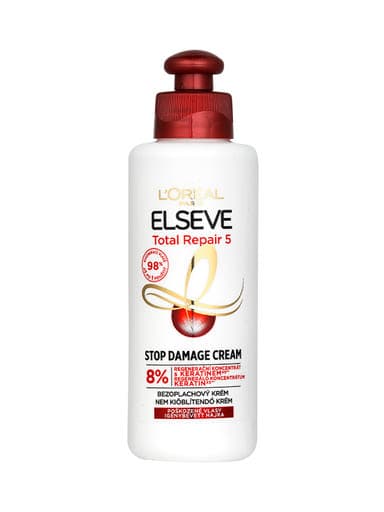 L'Oréal Paris Total Repair 5 Stop Damage nem kiöblítendő hajápoló krém - 1 db