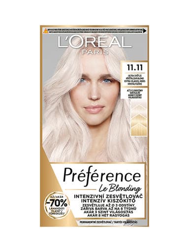 L'Oréal Paris Préférence hajfesték 11.11 Le Blonding -1 db