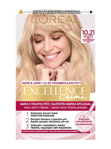 L'Oréal Paris Excellence hajfesték 10.21 /light pearl blond - 1 db