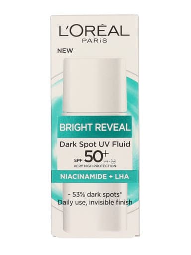L'Oréal Paris Bright Reveal Dark Spot UV-sugárzás elleni fluid SPF 50+ - 50 ml