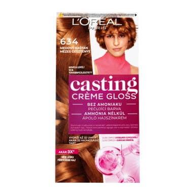 L'Oréal Paris Casting Creme Gloss hajfesték /634 Mézes gesztenye - 180 ml