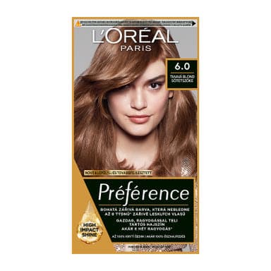 L'Oréal Paris Préférence tartós hajfesték /6.0 sötét szőke - 174 ml