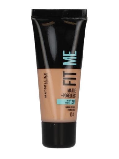 Maybelline Fit Me! Matte + Poreless alapozó /124 Soft Sand - 1 db