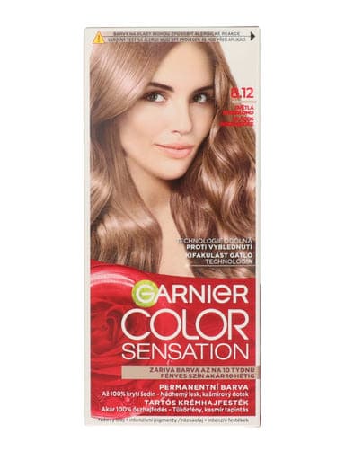 Garnier Color Sensation tartós hajfesték /8.12 Dark Roseblond - 110 ml