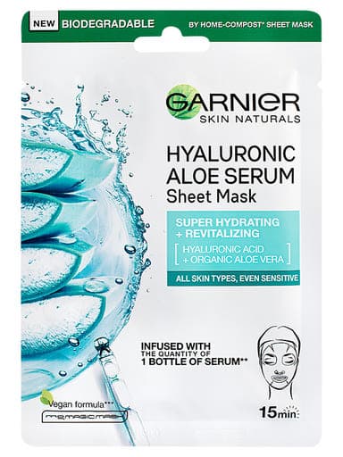 Garnier Skin Naturals Hyaluronic Aloe textilmaszk - 28 g
