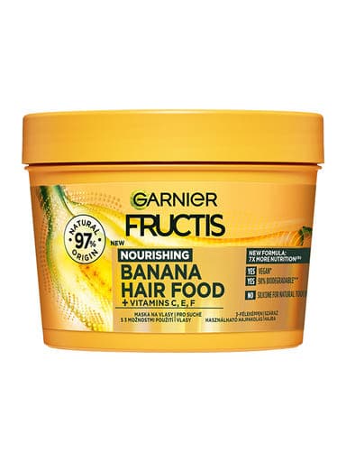 Garnier Fructis Hair Food Banana hajpakolás - 400 ml
