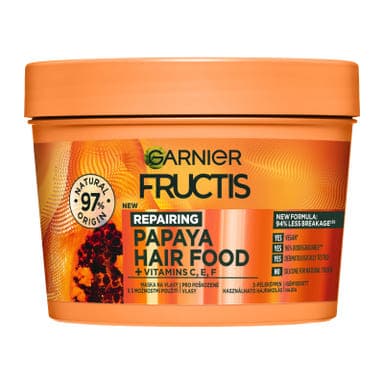 Garnier Fructis Hair Food Papaya hajpakolás - 400 ml