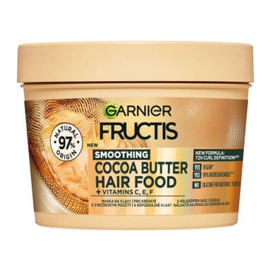 Garnier Fructis Hair Food Cocoa Butter hajpakolás - 400 ml