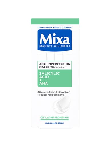 Mixa Salicylic Acid + AHA Anti-Imperfection mattító gél - 50 ml