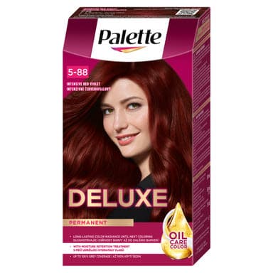 Palette Deluxe 5-88 intenzív vörös violett intenzív krémhajfesték (679) - 1 db