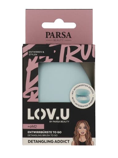 Parsa Beauty Lov.U hajbontó kefe /rózsaszín, menta - 1 db