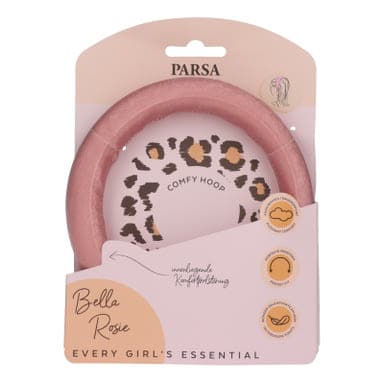 Parsa Beauty hajraf rozsaszin, fekete, leo mintas - 1 db