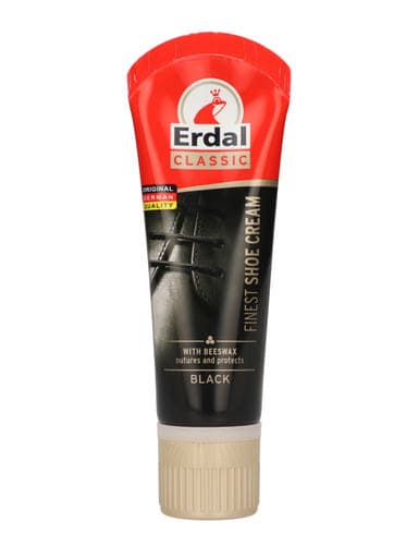 Erdal Classic fekete finombőr ápoló cipőkrém, méhviasszal - 60 ml