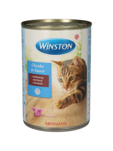 Winston konzerv macskáknak, marhahússal - 400 g
