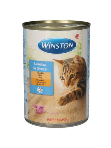 Winston konzerv macskáknak, szárnyashús és máj - 400 g
