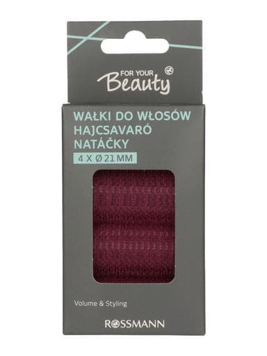 For Your Beauty Antisztatikus 21 mm hajcsavaró - 4 db