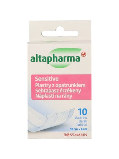 Altapharma Sensitiv sebtapasz szélessége: 10 cm hosszúsága: 6 cm - 1 db