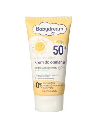 Babydream Napozókrém F50+ - 75 ml