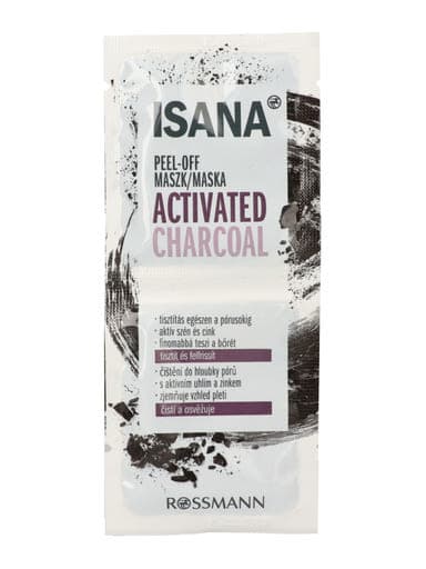 Isana peel-off lehúzható arcmaszk aktív szénnel (2x8 ml) - 16 ml