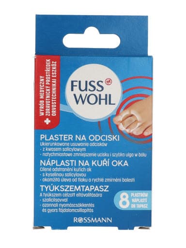 Fuss Wohl tyúkszemtapasz - 8 db