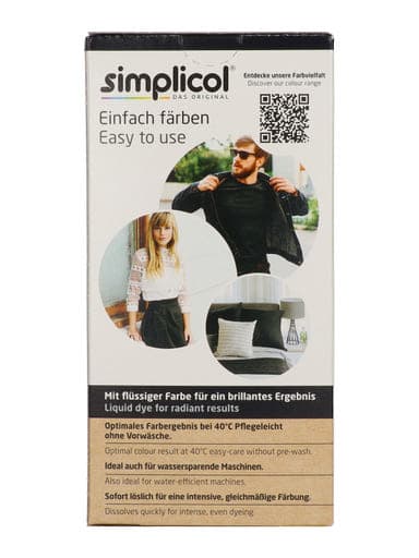 Simplicol textilfesték /bársonyfekete - 1 db