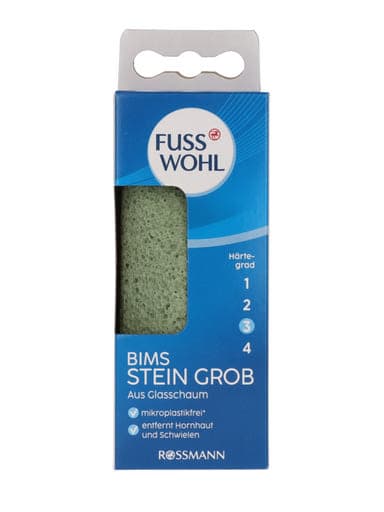 Fuss Wohl durva üveghabból készült habkő - 1 db
