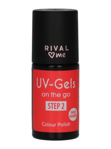 Rival Loves Me UV-Gels On The Go gél lakk /05 Neon Coral - 1 db
