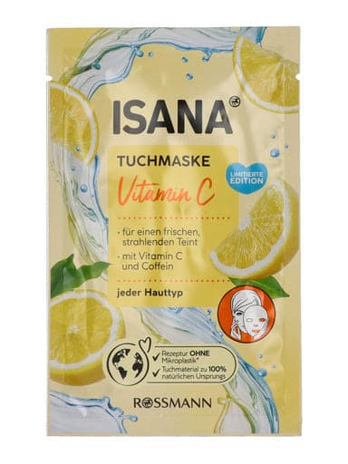 Isana C-vitamin fátyolmaszk - 1 db