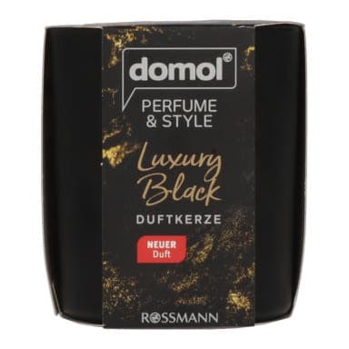 Domol Luxury Black illatgyertya - 125 g