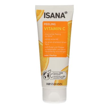 Isana hámlasztó arcradír C-vitaminnal - 75 ml