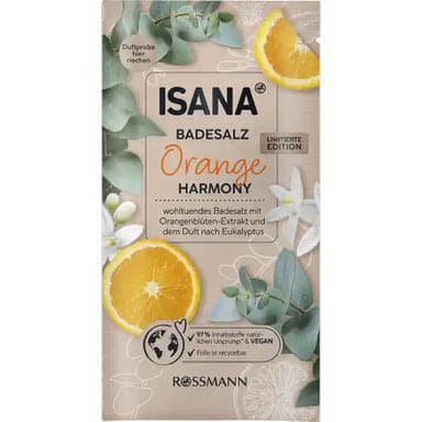 Isana Orange Harmony fürdősó - 80 g