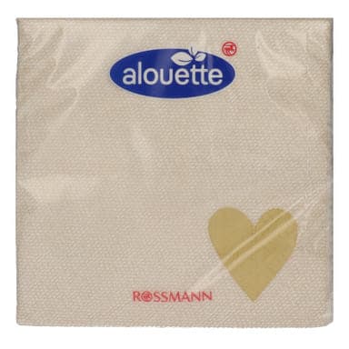 Alouette szalvéta 3 rétegű 25x25 cm - 20 db