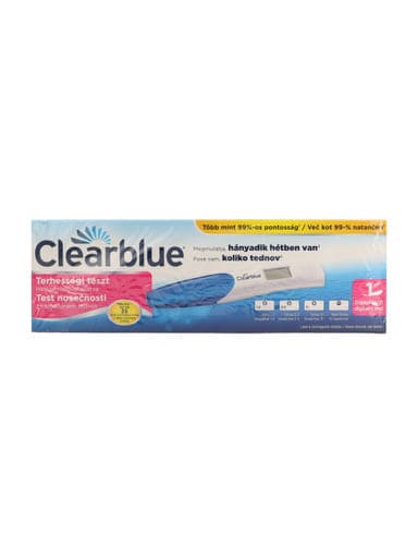Clearblue Digitális terhességi teszt fogamzásjelzővel - 1 db